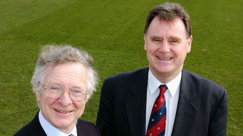 photo- espncricinfo , left-frank duckworth, right- tony lewis