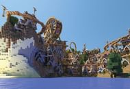 The Spaghetti Roller Coaster Adventure Map (Image via scoutlife)