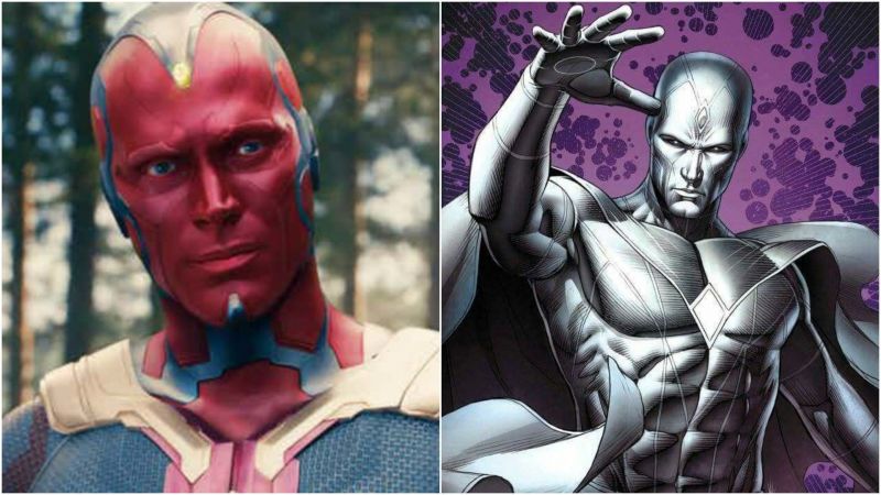 White Vision is a ghostly version of the original Vision