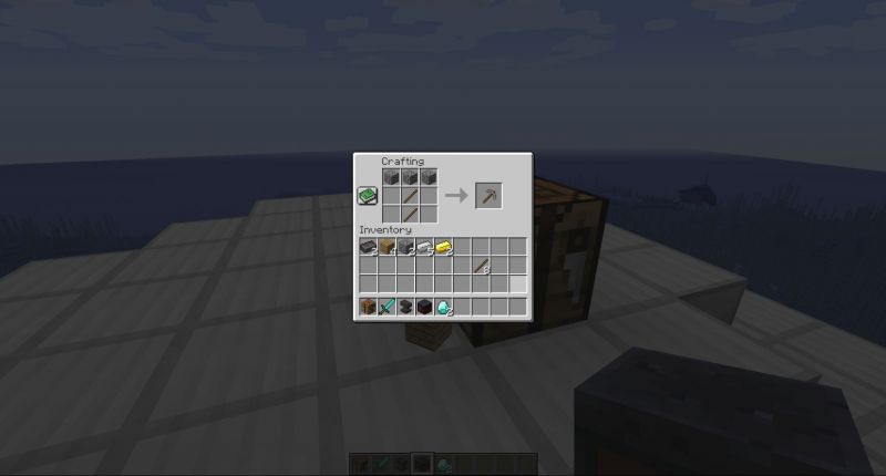 Crafting Stone Pickaxe
