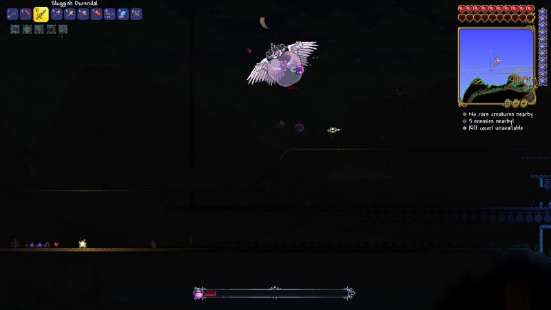 The slimes that the Queen Slime spawns are also much deadlier and can present quite a challenge early hardmode.