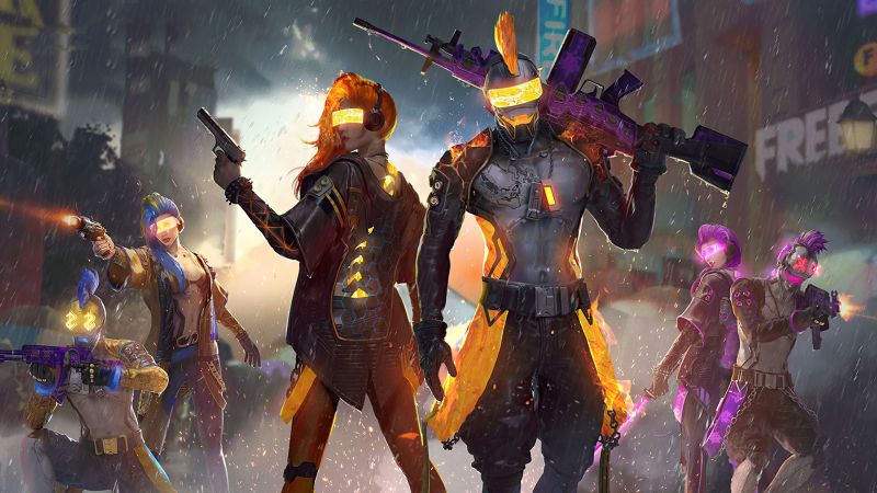 Free Fire गन स्किन्स  