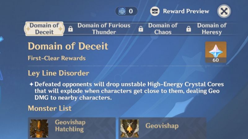 Domain of Deceit is the first Twisted Realm challenge in the Energy Amplifier event.