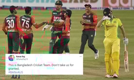 "Don't take us for granted" - Twitter erupts after Bangladesh thrash Australia in 1st T20I