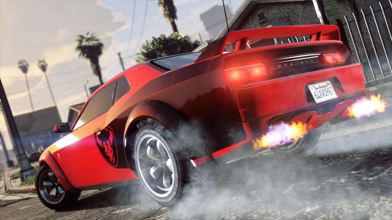 The Gauntlet Hellfire is one of the best muscle cars in GTA Online (Image via Rockstar Games)