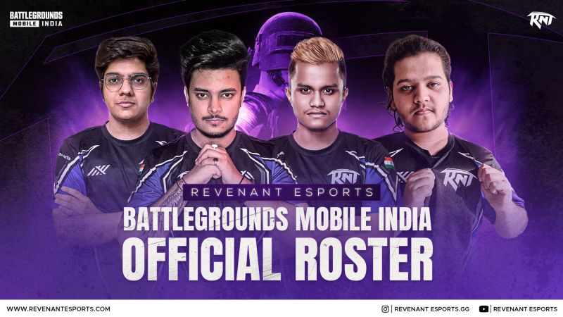 Revenant Esports BGMI roster (Image via Revenant Esports)