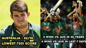 5 interesting stats to emerge after the 5th Bangladesh vs Australia T20I match
