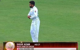 [Watch] Babar Azam bowls his first over in international cricket