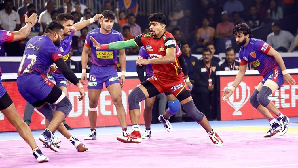 PKL 8 में पवन सेहरावत का बहुत ही जबरदस्त प्रदर्शन (Photo: Pro Kabaddi League)