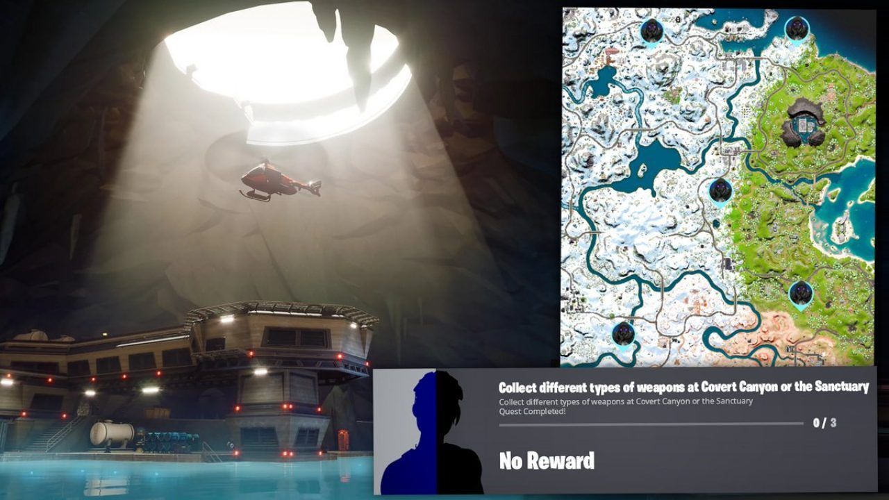 Covert Canyon has arrived in Fortnite (Image via Epic Games)
