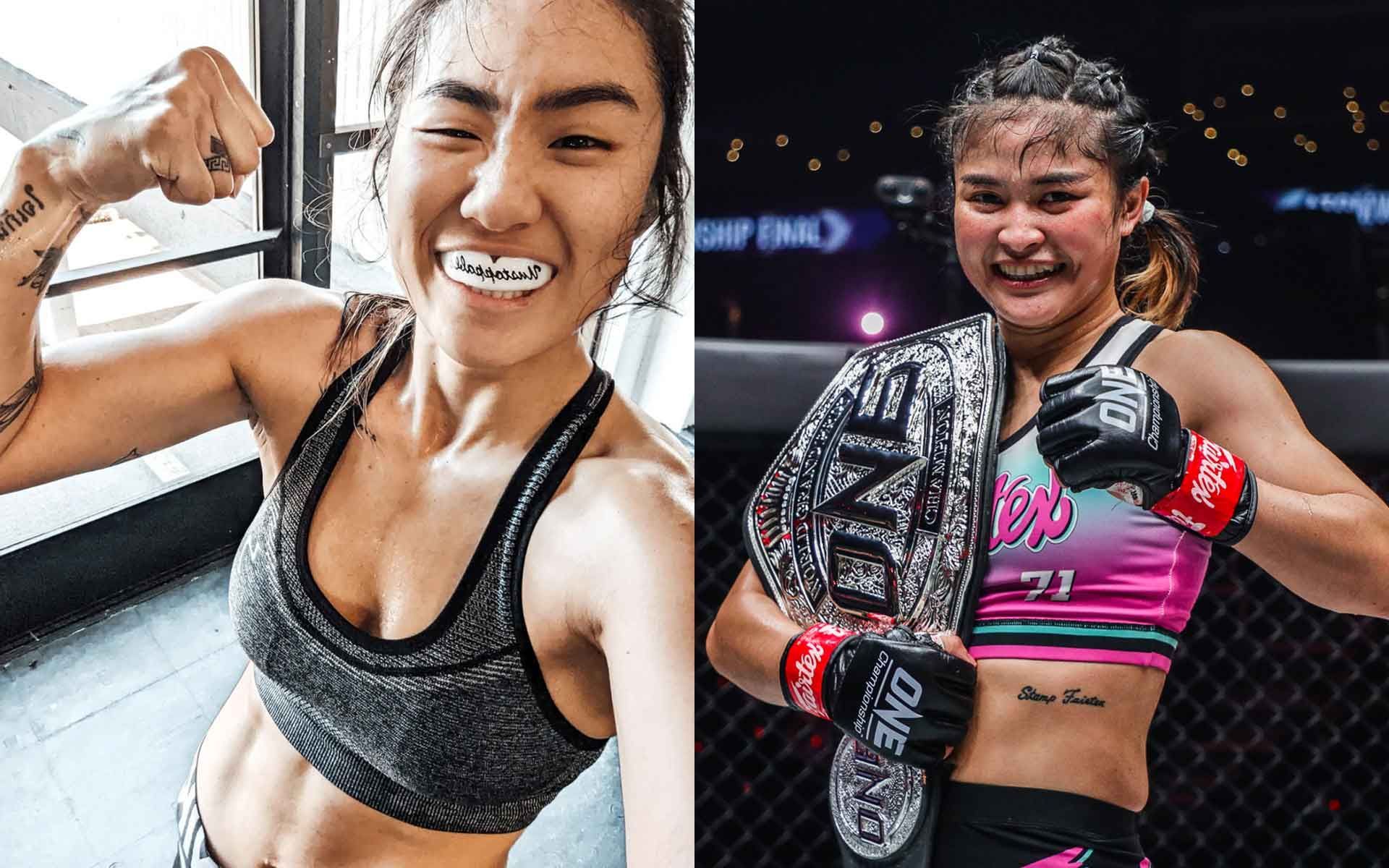 Angela Lee (left), Stamp Fairtex (right) [Photo: ONE Championship]