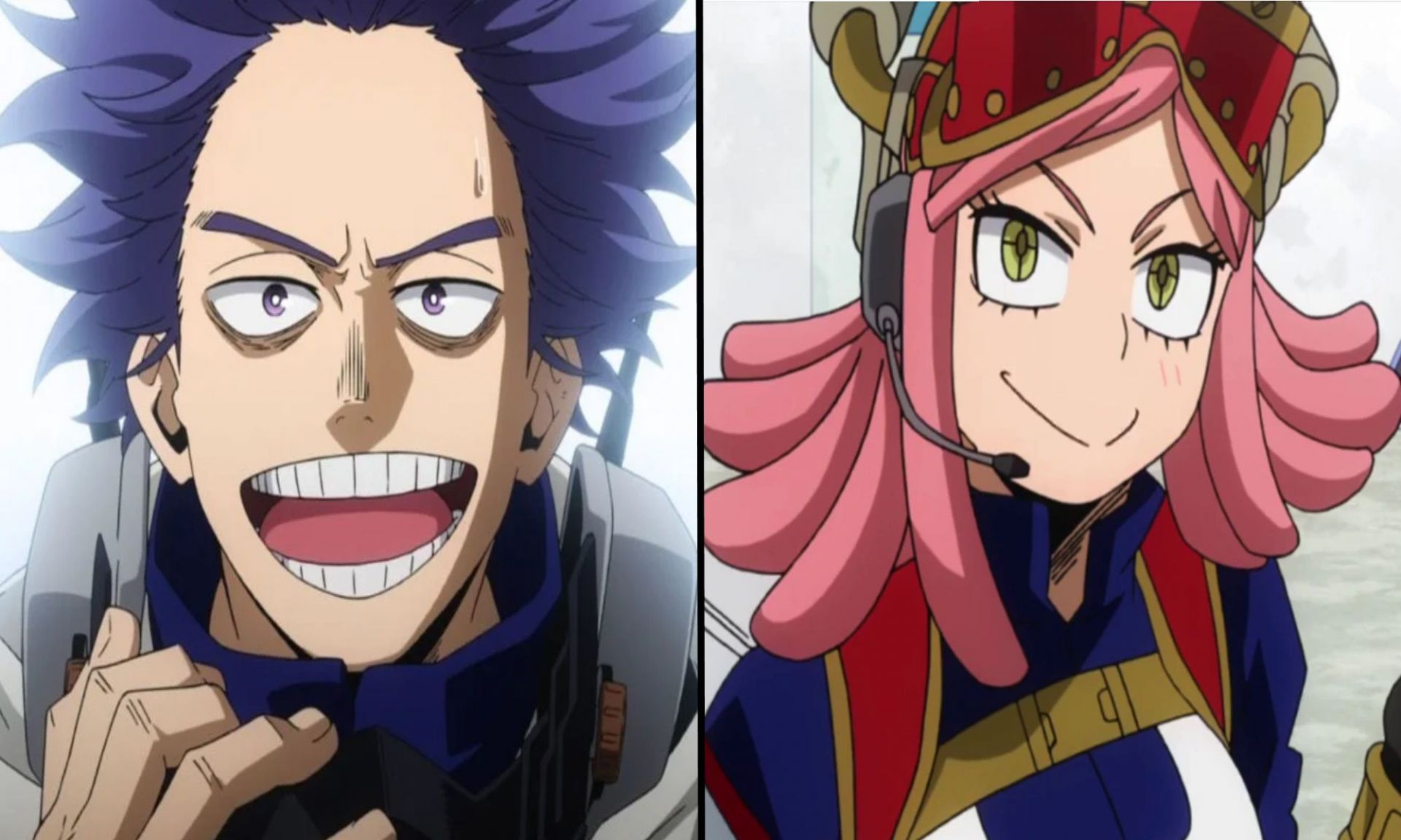 Shinso and Mei are quite popular students, despite not being in Class 1-A (Image via Shueisha)