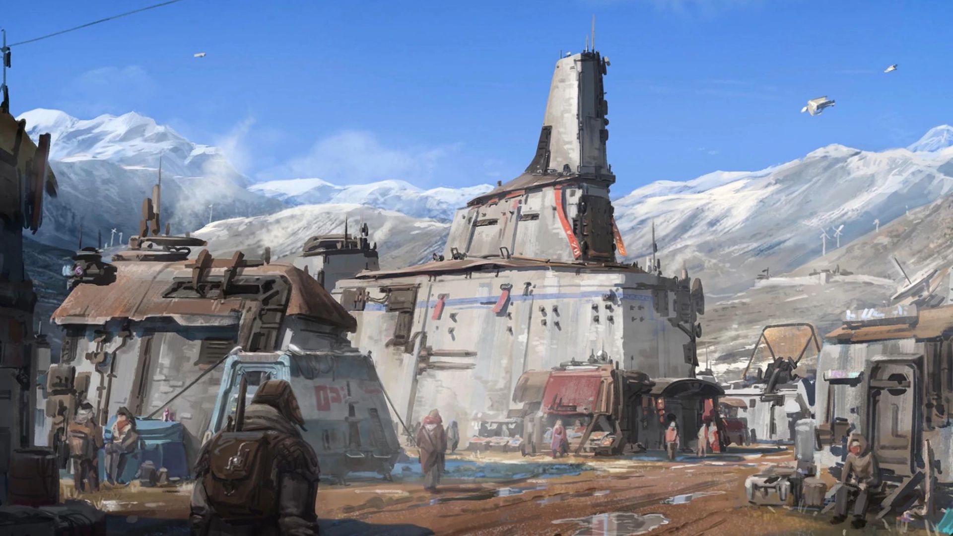 Akila City is one of the most wondrous works of video game architecture from Bethesda (image via Bethesda twitter)