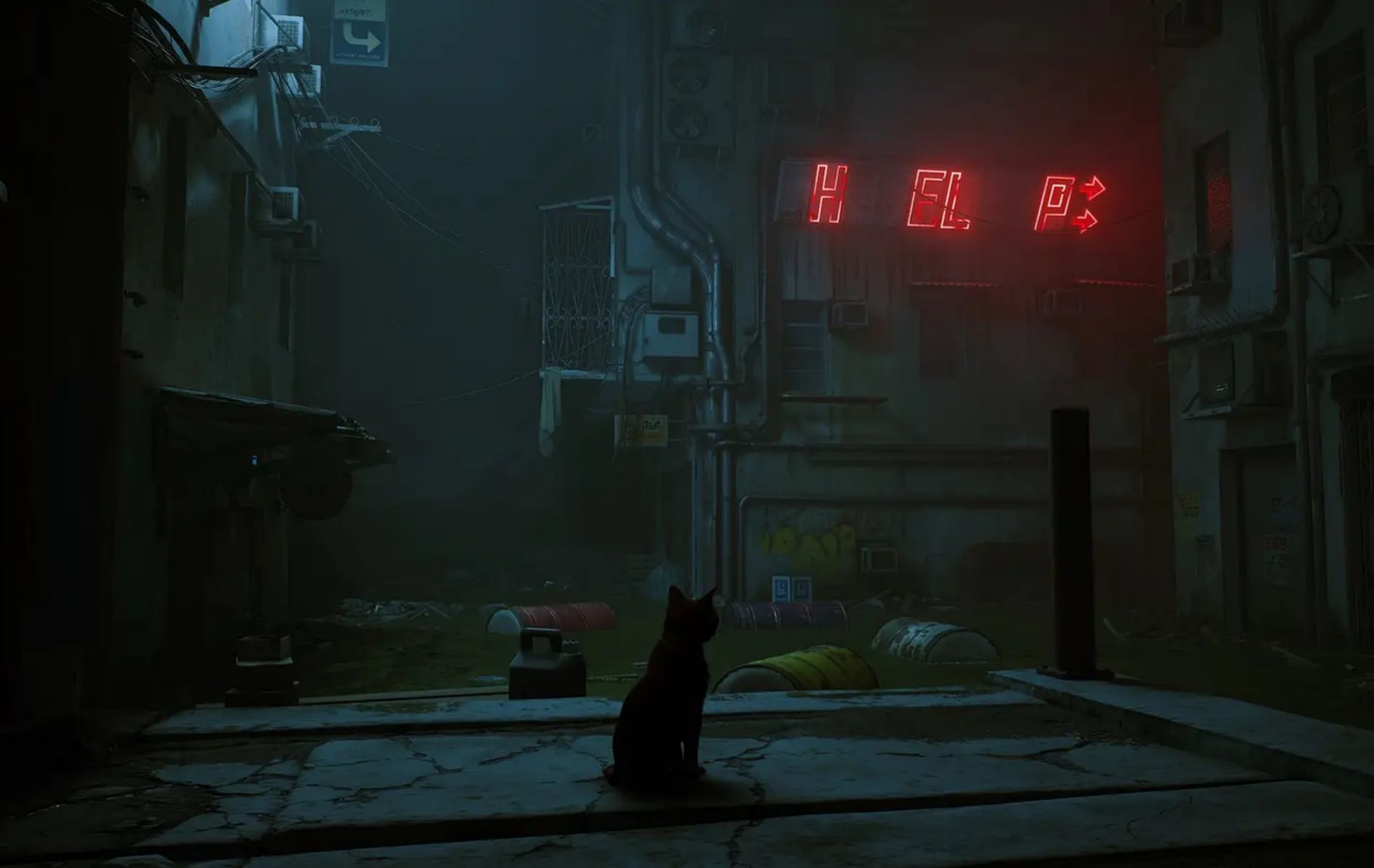 The world of Stray (Image via PlayStation)