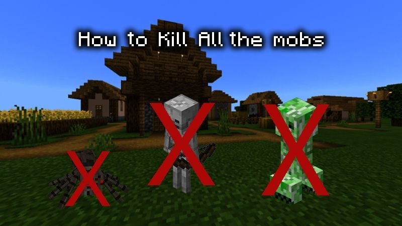 How to Kill all Mobs in Minecraft Using 1 Simple Command