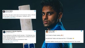 "T20 cricket is healing finally"- Fans erupt as Suryakumar Yadav replaces Rizwan as No.1 ranked men's T20I batter