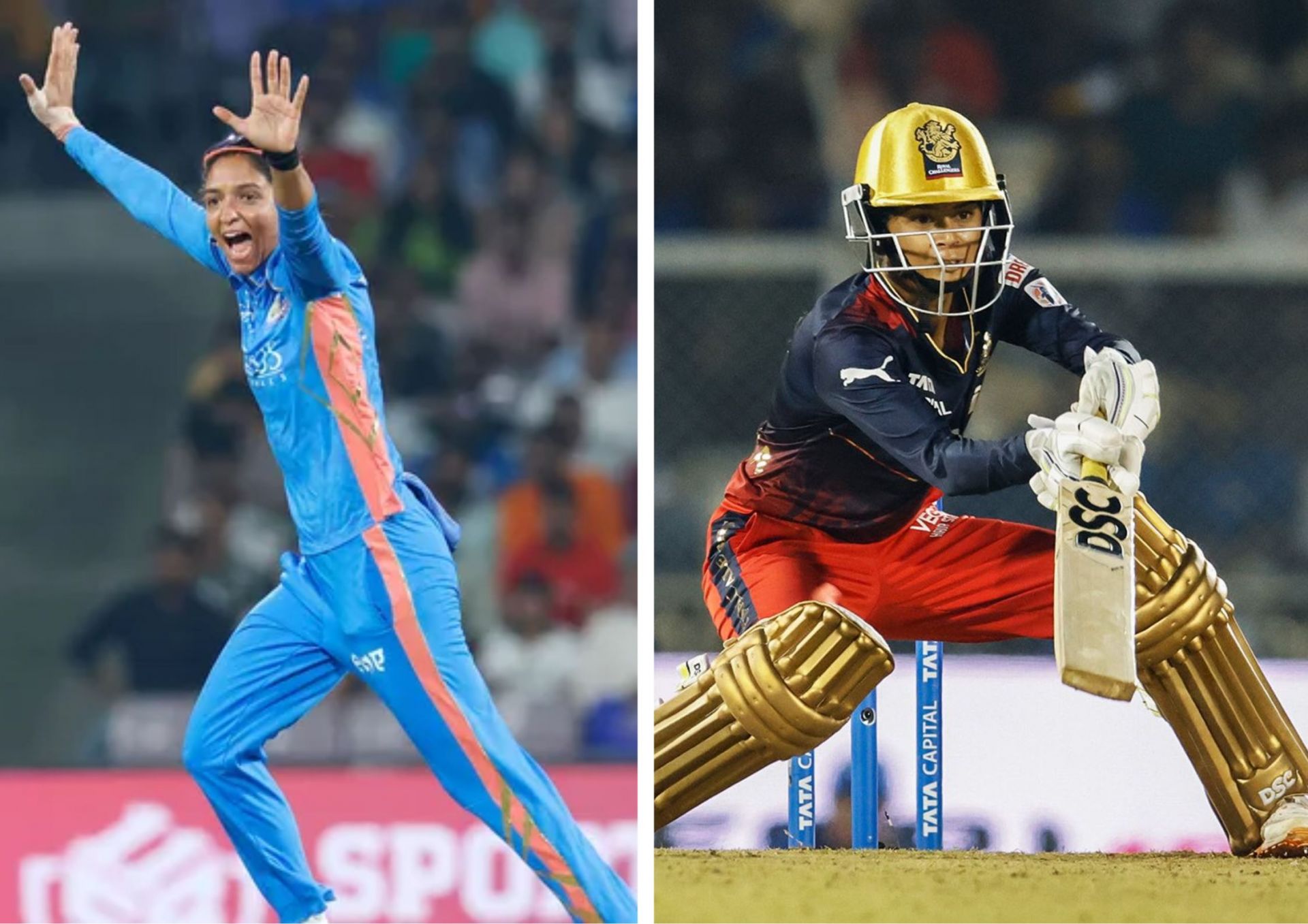 Harmanpreet Kaur and Shreyanka Patil have set the stage alight in WPL 2023 (Picture Credits: WPL; Twitter/Royal Challengers Bangalore).