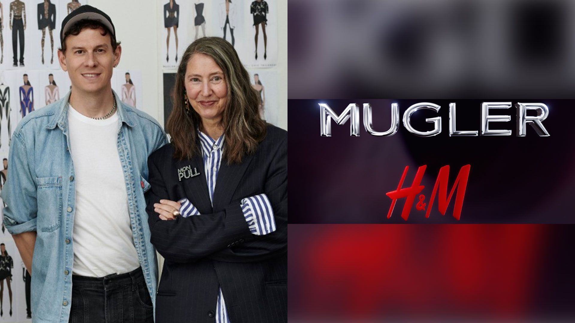 H&amp;M x Mugler fashion collaboration (Image via H&amp;M)