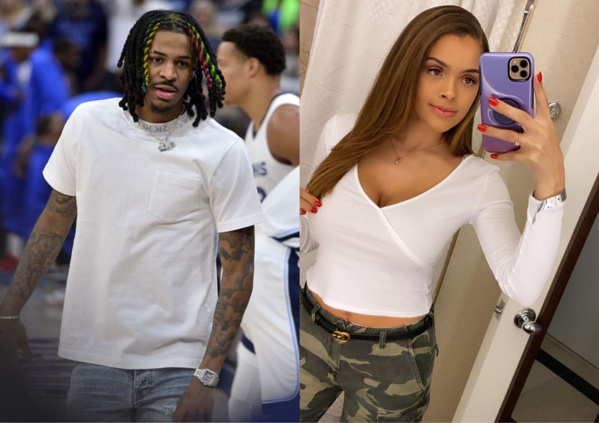 Ja Morant and KK Dixon are the parents of Kaari Jaidyn Morant.