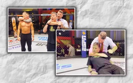 WATCH: Michael Bisping chokes out Steve-O and puts him to sleep