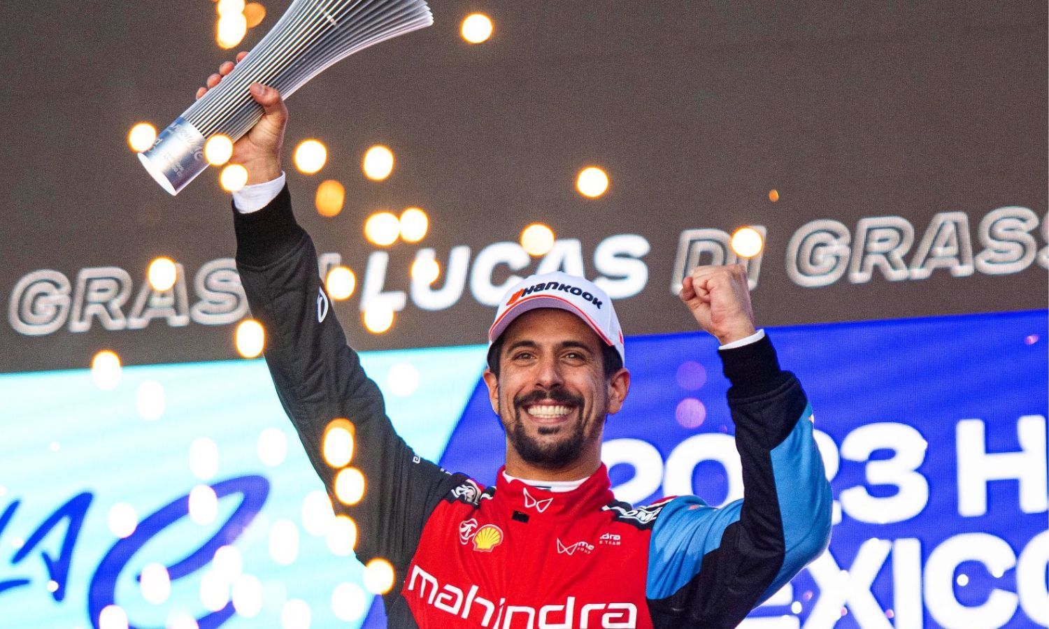 Mahindra Racing Formula E team driver Lucas Di Grassi at the 2023 Mexico ePrix (Image courtesy: Mahindra team images)