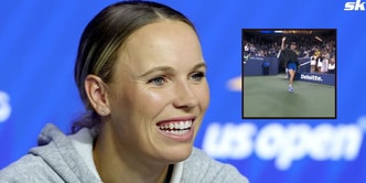 Watch: Caroline Wozniacki welcomed on court amid rapturous applause as she returns to US Open for first time after 4 years