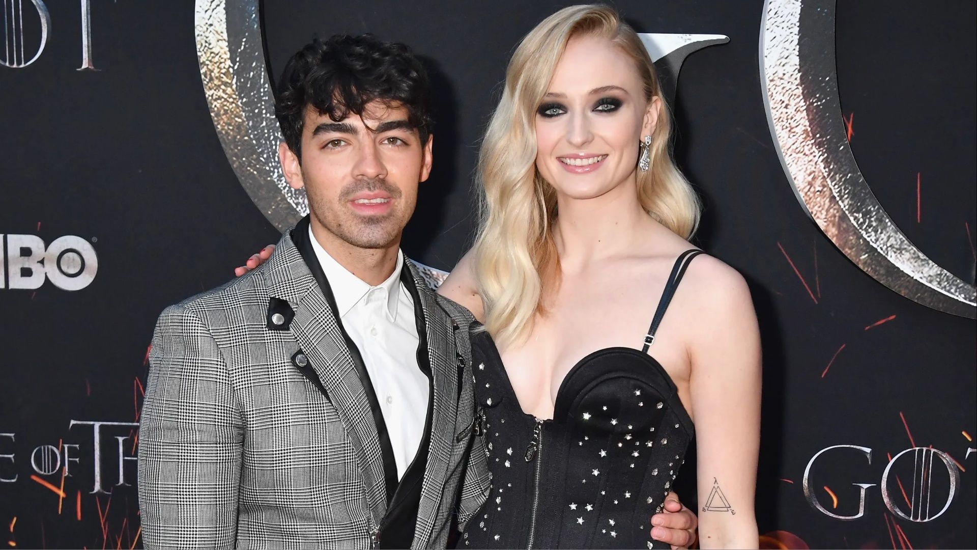 Joe Jonas and Sophie Turner. (Photo via Getty Images)