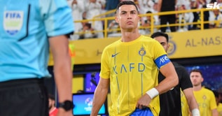 WATCH: Cristiano Ronaldo's Al-Nassr teammates commemorate him with a special cake as he returns to training after international duty