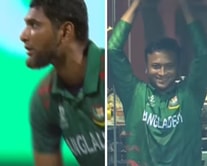[Watch] Teammates applaud Mahmudullah's valiant 100 in SA vs BAN 2023 World Cup clash