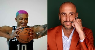 WATCH: Jeremy Sochan makes San Antonio Spurs legend Manu Ginobili feel grossed out with his pizza-eating antics