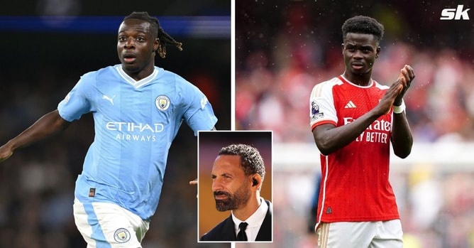 Rio Ferdinand picks between Manchester City's Jeremy Doku and Arsenal's Bukayo Saka