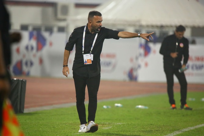 "To begin this story, we want to win the first derby" - Sreenidi Deccan coach Carlos Vaz Pinto on the first-ever Hyderabad derby | Super Cup 2024
