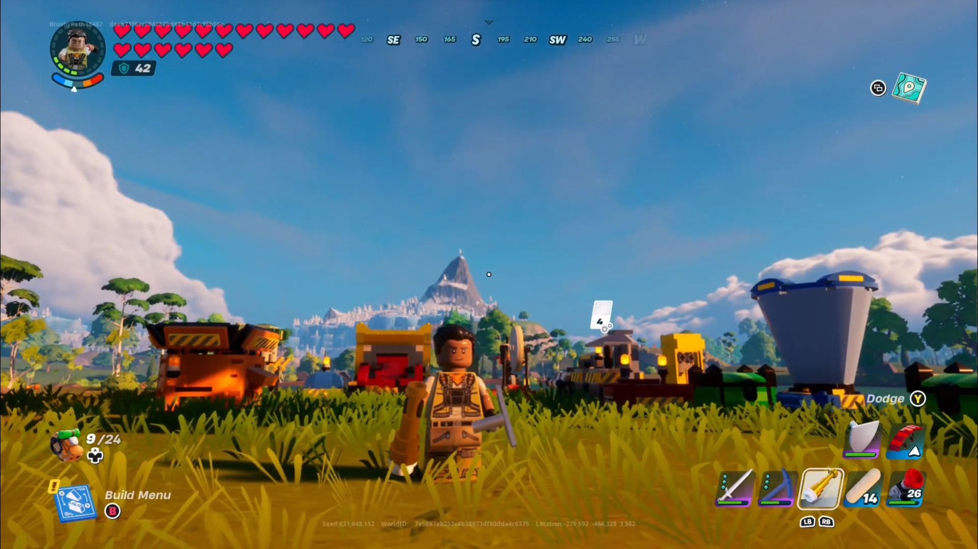 glass in lego fortnite