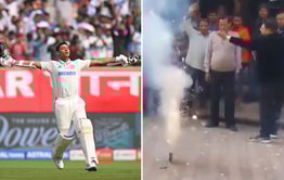 [Watch] Fans burst crackers in Yashasvi Jaiswal's hometown after the opener's double century in IND vs ENG 2nd Test