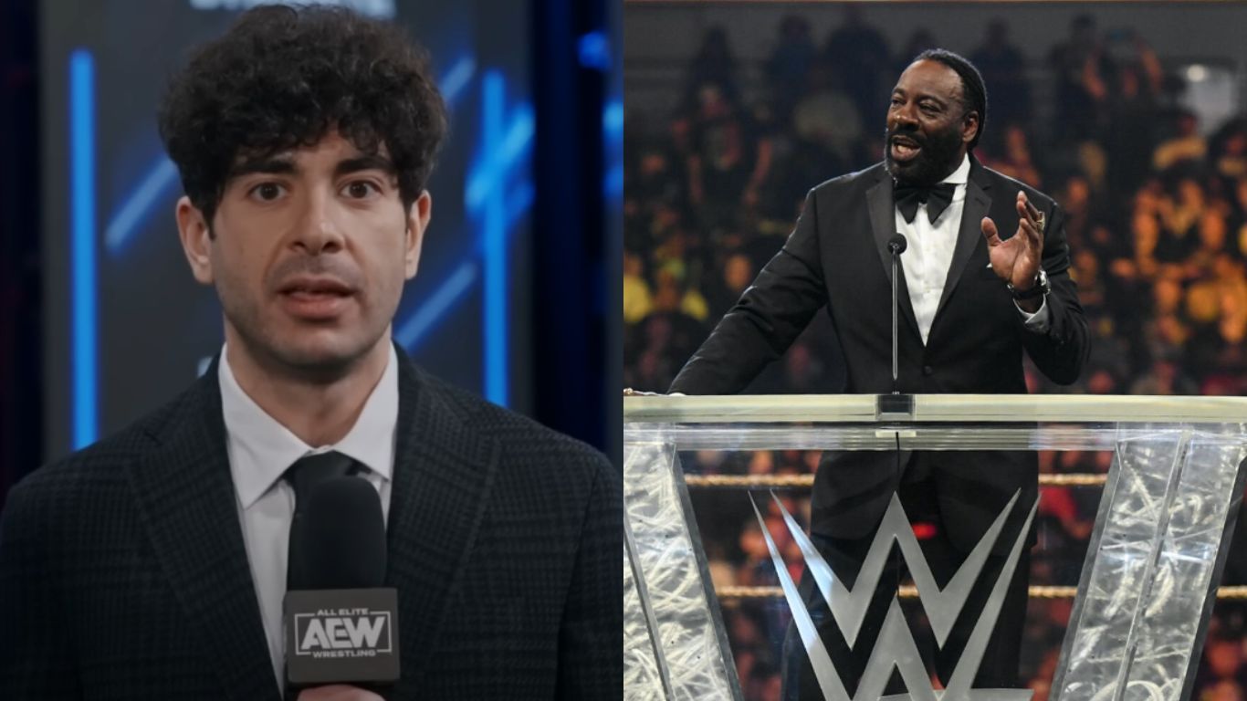 Tony Khan (left), Booker T (right)