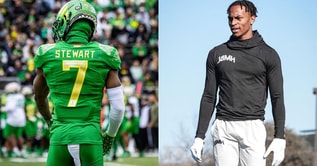 $1.3M NIL-valued Oregon WR Evan Stewart inks new deal with football equipment brand NXTRND
