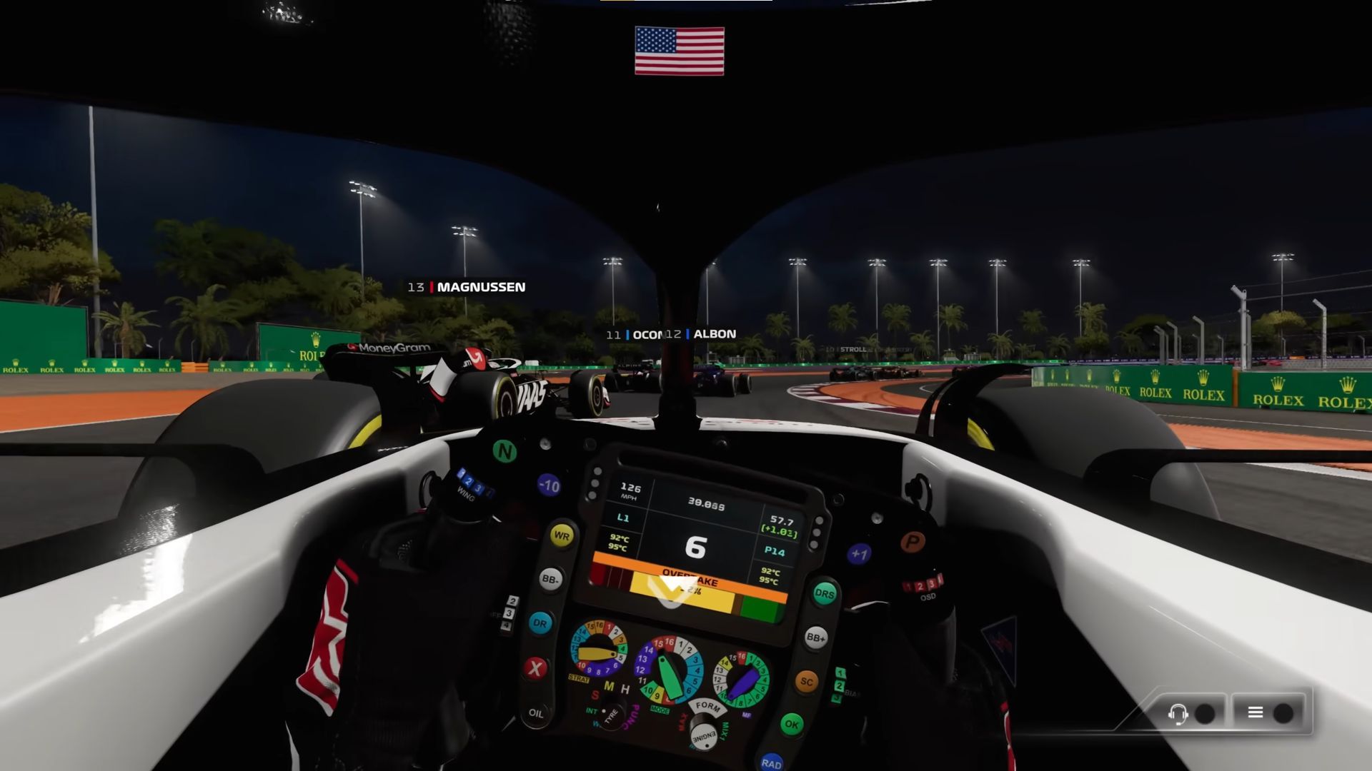 Picture of F1 24 with the Lusail International Circuit