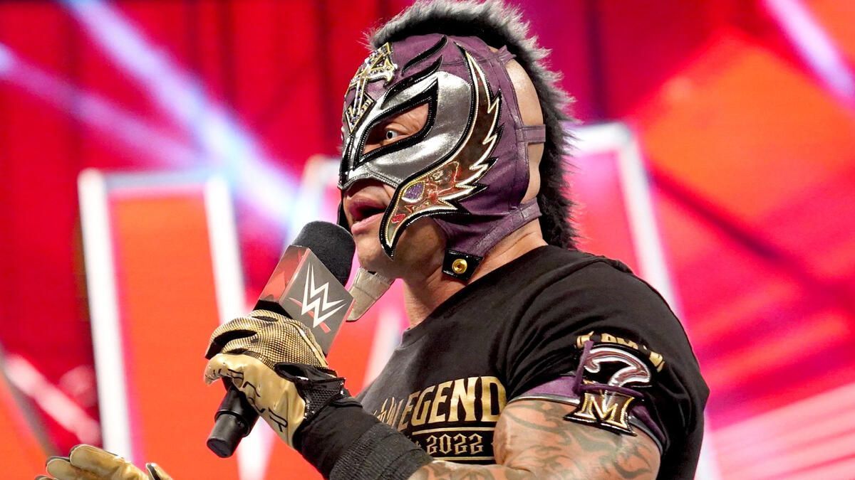 Rey Mysterio lets his heart out (Source: WWE)