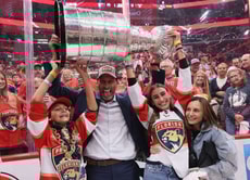 Watch: Roberto Luongo devours pasta out of the Stanley Cup