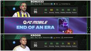 Toni Kroos and Leonardo Bonucci revealed as upcoming FC Mobile End of an Era exchanges