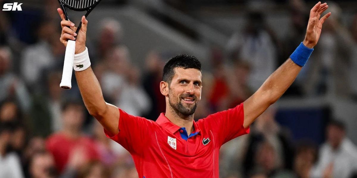 Novak Djokovic visited the Olympic Village recently along with members of the Serbian tennis team
