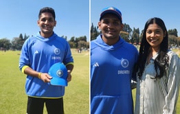 Tushar Deshpande set to make his India debut in IND vs ZIM 4th T20I, receives cap in presence of his wife