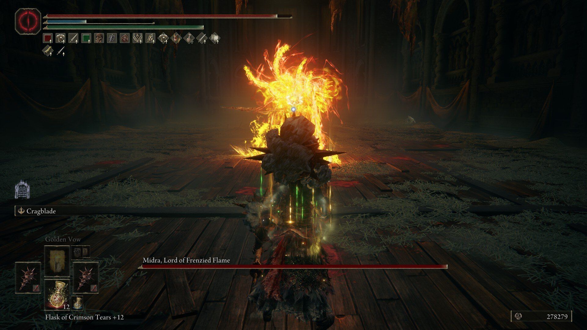 Midra, Lord of Frenzied Flame can be trivialized with one of the best &quot;quality builds&quot; in Elden Ring Shadow of the Erdtree (Image via FromSoftware)