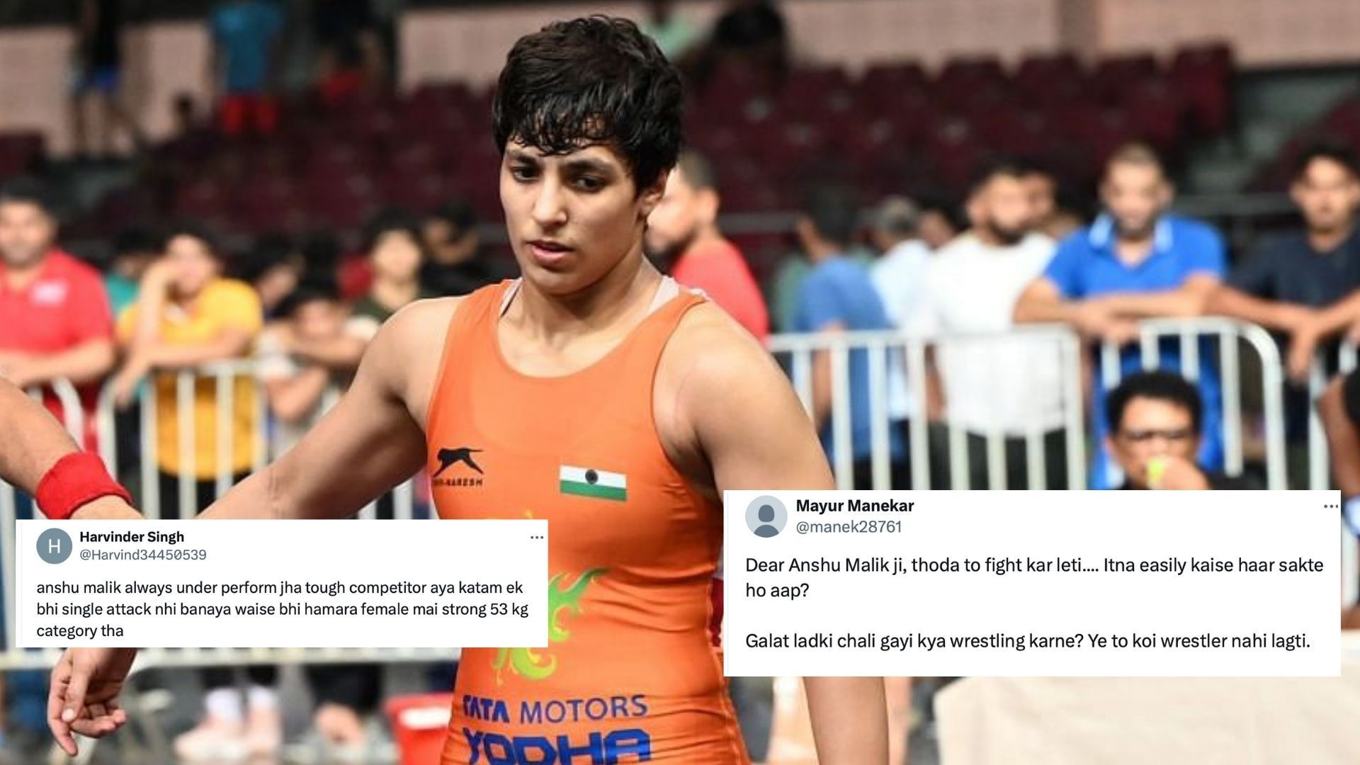 Wrestler Anshu Malik lost her Round of 16 bout to USA