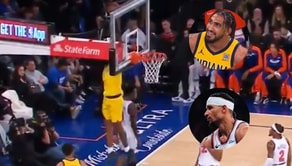 Josh Hart drops 3-word reaction to Obi Toppin's jaw-dropping jump to recover stuck basketball near shot clock