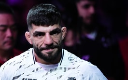 A bruised Amir Albazi issues video statement on UFC Edmonton loss to Brandon Moreno from hospital