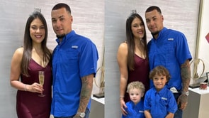 In Pictures: Javier Baez's wife Irmarie steals spotlight in black off-shoulder maxi dress at Puerto Rican Home Run Derby Gala