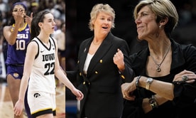 Teary-eyed Jan Jensen gives emotional ode to Iowa legend Lisa Bluder, lauds her for tackling first Final Four "shenanigans" around Caitlin Clark & Co