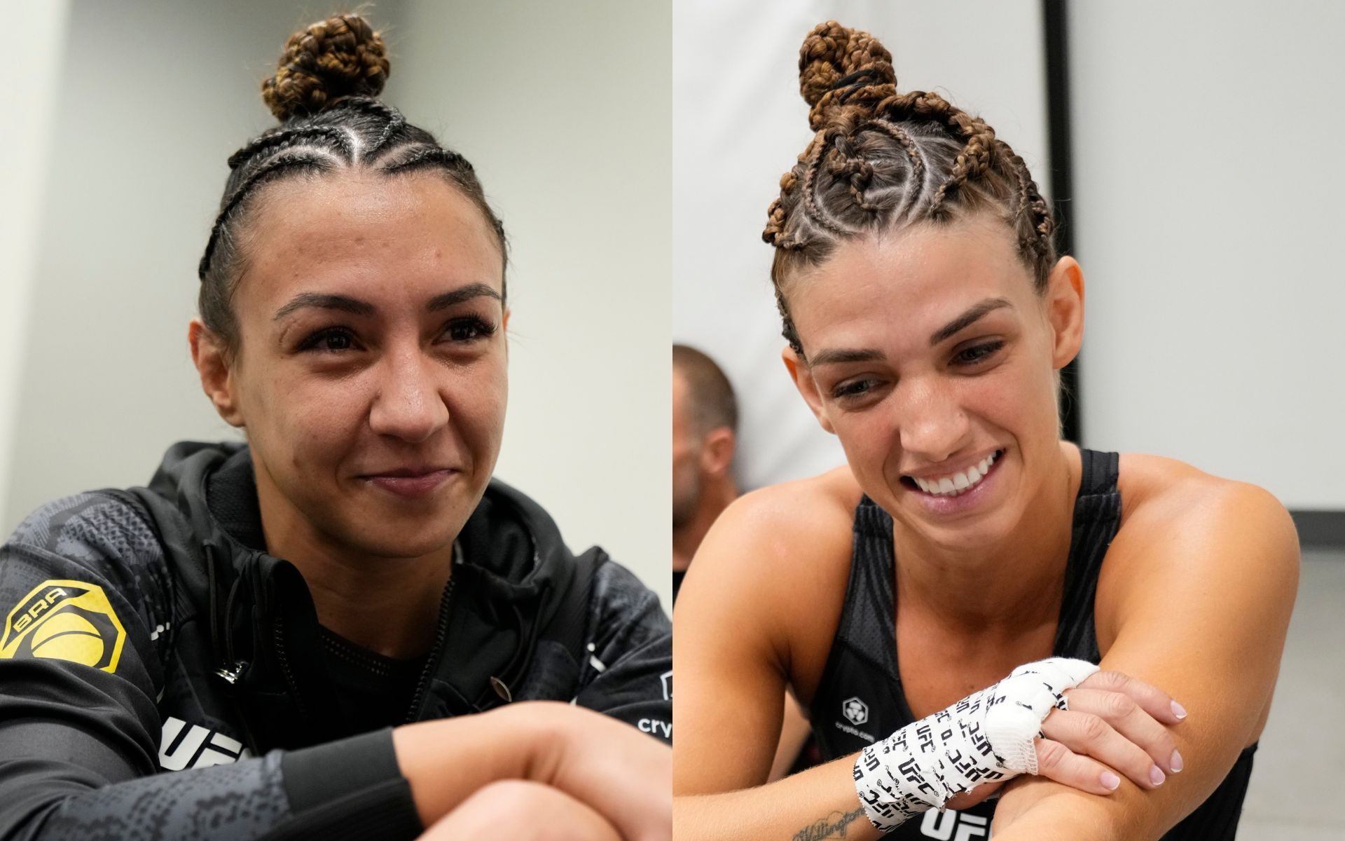 Amanda Ribas (left) and Mackenzie Dern (right) are set to collide in a rematch at UFC Vegas 101 [Images courtesy: Getty Images]
