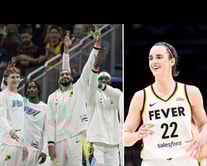Caitlin Clark fired up over Obi Toppin & Pacers teammates repping Fever gear ahead of Knicks matchup